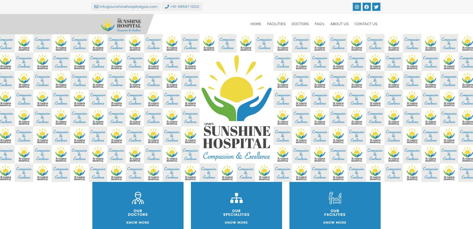 sunshine hospital website