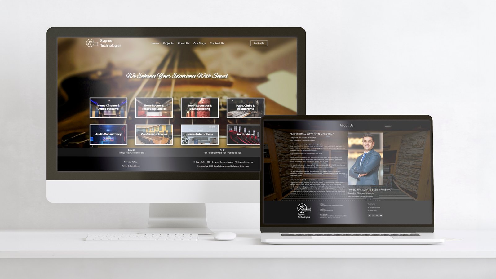 Sygnus Technologies website